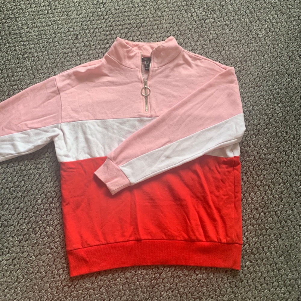Forever 21 Quarter Zip Sweatshirt